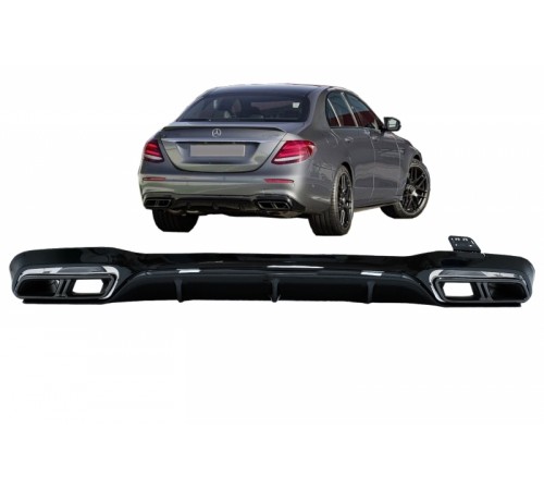 Mercedes E Class W213 2016-2020 E63 AMG galinio bamperio difuzorius 